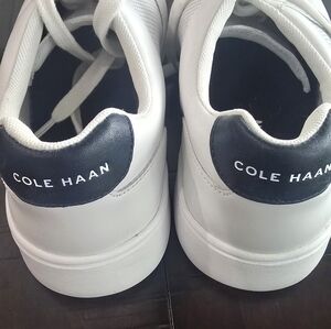 Cole Haan Men's Blue and White Sneakers